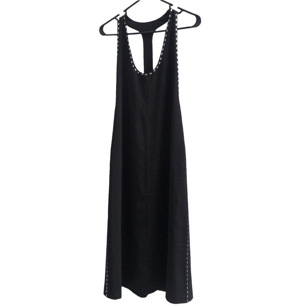 • ORIGINAL Nasty Gal • Black Studded Badass Midi Tank Dress